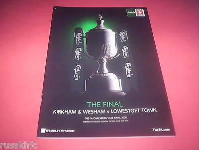 £4.99 • Buy Fa Vase Final 2008 - Kirkham V Lowestoft @ Wembley 