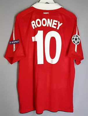 Manchester United 2010/2011 Home Football Shirt Jersey Nike Xl #10 Rooney • $89.99