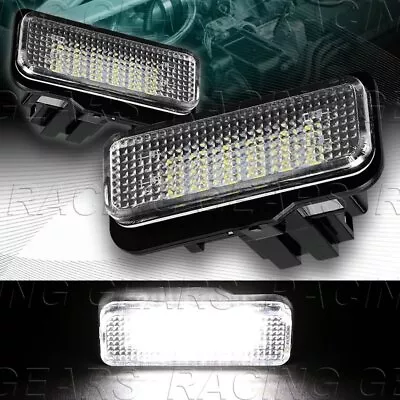 White 18-led License Plate Lights Fit Mercedes C/e/cls/slk Class W211 W219 W203 • $12.50