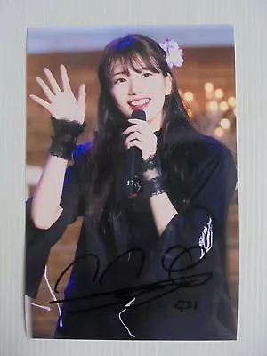 Suzy Bae Miss A 4x6 Photo Korean Actress KPOP Autograph Signed USA Seller 28 • $14.99