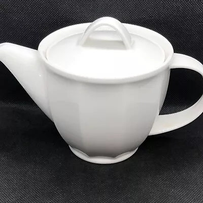 Villeroy & Boch Geo White 0158 Mini Teapot 3.75  16 Oz Germany Discontinued • $19.60