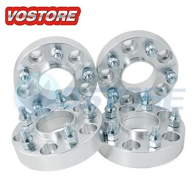 (4) 1'' 5 Lug Hubcentric Wheel Spacers Adapters 5x4.5 For Ford Jeep Mazda Kia • $59.50