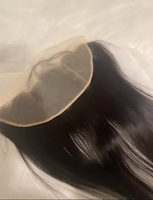 FULL 13x4 18inch Lace Frontal Black Straight Human Hair • £60