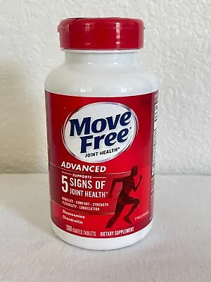 Move Free Joint Health Advanced Dietary Supplement 200 Coated Tabs New Sealed • $27.99