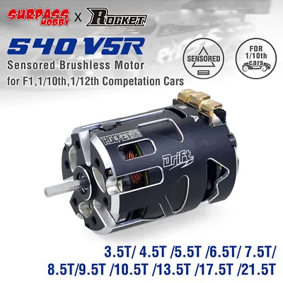 Surpasshobby Rocket 540 V5R Sensored Brushless Motor For 1/10 1/12 1/14 RC Car • £65.24