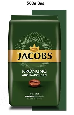 Jacobs Kronung Roast COFFEE BEANS 500g - Exp 02.2025 UK Stock Free Post KAFFEE • £12.19