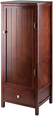 94402 Pantry Cupboard With Door Antique Walnut • $172.68