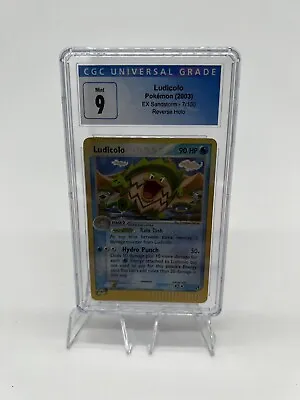 $59.95 • Buy 2003 EX Sandstorm Ludicolo 7/100 HOLO Pokemon Card CGC MINT 9