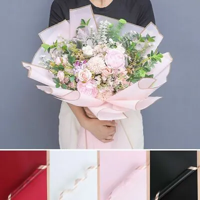 £7.89 • Buy 20Pcs Waterproof Flower Gift Wrapping Paper Florist Bouquet Packaging Wedding