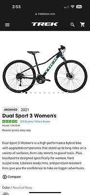 2021 Trek Dual Sport 3 WSD SIZE Large  • $550