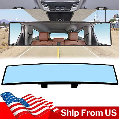 Large Wide 10.6'' Anti Glare Car Rear View Mirror Back Seat Blindspot Mirror • $13.99