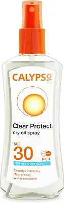 Calypso Dry Oil Sun Protection Spray Spf 30 200 Ml • £7.84