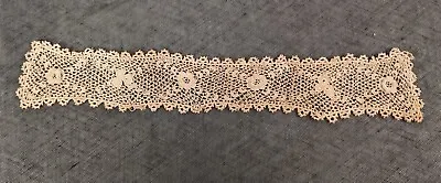 Antique Edwardian High Irish Crochet Lace Collar For Dress • $65