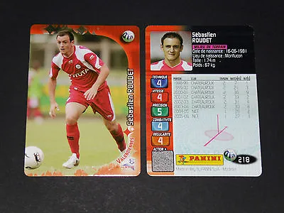 $2.13 • Buy Sebastien Roudet Valenciennes Anzin Vafc Usva Panini Football Card 2006-2007