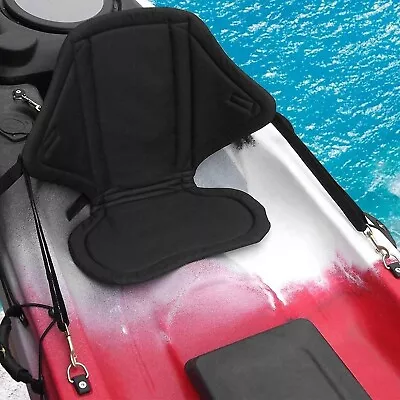 Adjustable Kayak Seat Paddle Cushion Board Back Rest Rest Back Support Cushion • £12.45