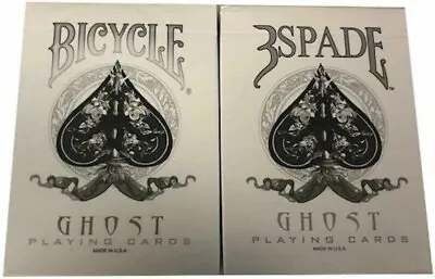 2pc 3SPADE GAFF DECK & WHITE GHOST Bicycle Ellusionist Playing Cards Magic Trick • $50