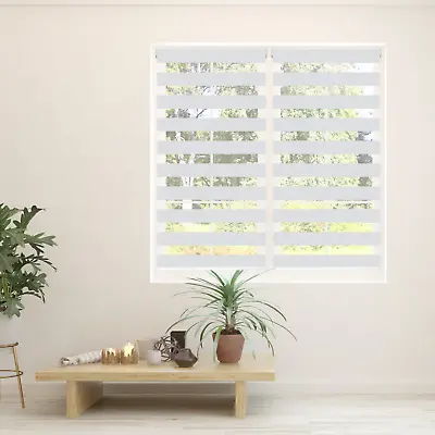 Premium Zebra Roller Blinds Day & Night Up To 230 X 150 Cm Easy Fit 6 Colours • £156.30