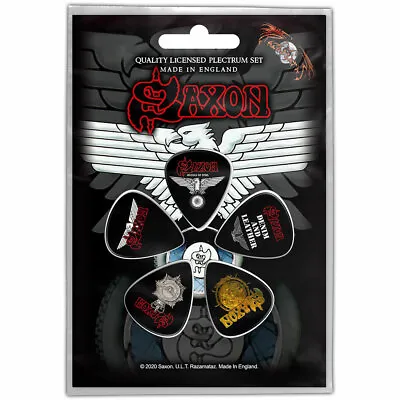 Saxon - Wheels Of Steel - Plectrum 5 Pack - Brand New - Music Pick Pp041 • $10.95