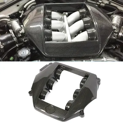 Real Carbon Fiber Engine Hood Cover Bonnet Trim For Nissan GTR R35 2009+ • $289.99