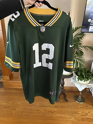 NFL Aaron Rodgers Green Bay Packers On Field Jersey Size Large L (New No Tags) • $19.95