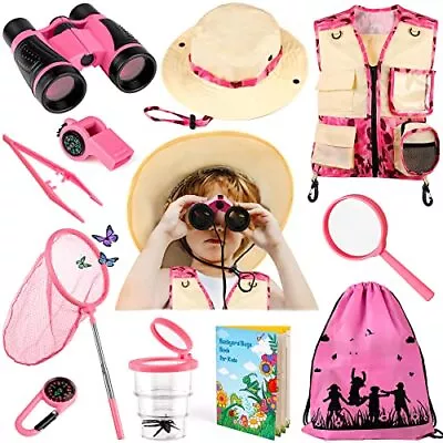 Kids Explorer Kit & Bug Catcher Kit & Safari Costume Kit Outdoor Exploration Se • $51.77