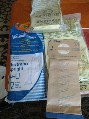 $9.99 • Buy 33 Bags,Electrolux Uprt Vacuum STYLE U ... 30cents A Bag!