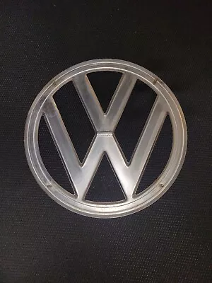 VOLKSWAGEN VW Bus Nose Emblem Vintage 1968-72 4-TAB/PIN 9-3/4  Diameter • $99.99