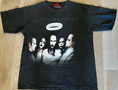 Vintage 1997 Marilyn Manson Antichrist Superstar Halo T Shirt -Large • $300.85