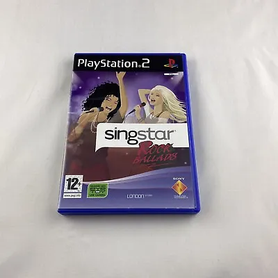 £5.47 • Buy SingStar Rock Ballads PS2 (Sony PlayStation 2) Game With Manual And Case