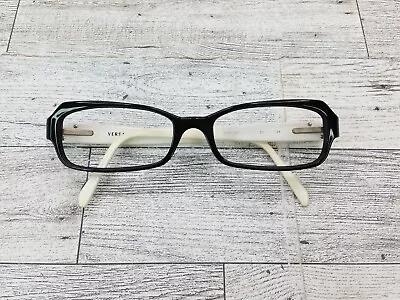 Vintage 90s Versace Rectangular Frame Eyeglasses Italy 53 17 135 Black Y2K • $99.99