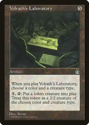 Volrath's Laboratory Stronghold HEAVILY PLD Artifact Rare MAGIC CARD ABUGames • $1.26