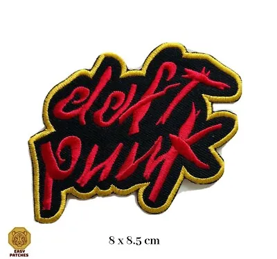 Daft Punk Patch Embroidered Iron/Sew On Badge Souvenir Homework Logo Jacket • $2.72