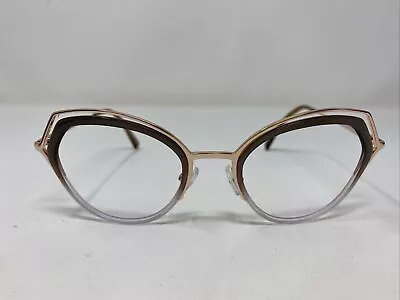 Morel Eyeglasses Frame 20080k Mp03 51-21-140 Brown Gold Full Rim Y891  • $72.25