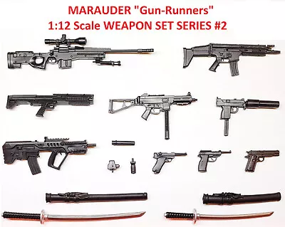 Marauder SERIES #2 1:12 Scale Weapons For 6  GI Joe Classified -Factory Produced • $19.99