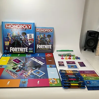 MONOPOLY Flip Edition: Fortnite Board Game Flip Outsmart Survive  • $17