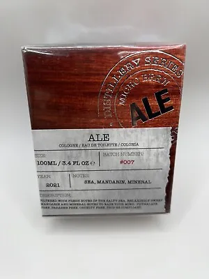 ALE COLOGNE 3.4oz DISTILLERY SERIES - FACTORY SEALED *Batch Number 007* 100ml • $17.65