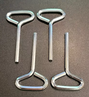 4pcs Hex 5/32  Dogging Key Full Loop Allen Wrench For Push Bar Panic Exit Door • $9.71