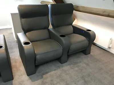 Luxury Home Cinema Chairs (4 Seats). The Prince Platinum From Infinity Seating. • £3850
