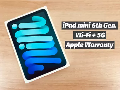 Apple IPad Mini 2021 6th Generation 64GB WiFi + Cellular/5G Grey - Pristine • £479