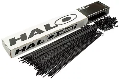 £10.90 • Buy Halo Spokes + Nipples MTB Road Bike 700C 29er 650b Wheel Hub Rim Cycle 14G 2mm 