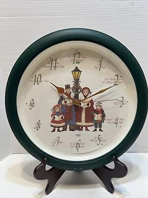 Vintage Musical Christmas Carol Clock 12 Carols Songs Tozai Carolers Works 13  • $19.99