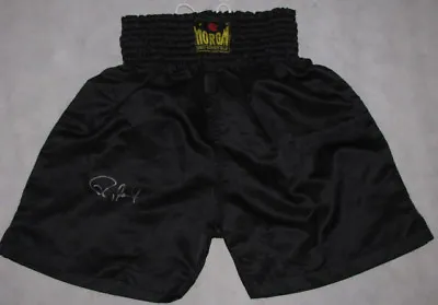 ROY JONES JR Hand Signed  Boxing Trunks / Shorts * BUY GENUINE *  • $189