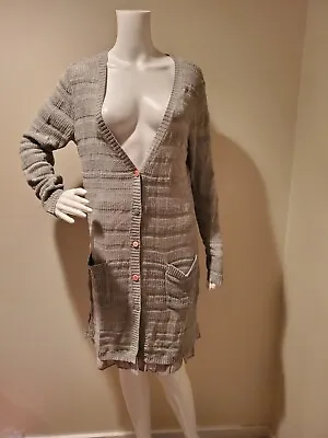 Matilda Jane Stay Cozy Cardigan Sweater Gray S • $7.99