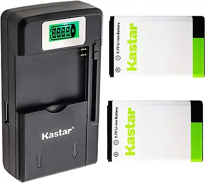 $21.88 • Buy Kastar BL-5C Battery 2-Pack And Intelligent Mini Travel Charger For Shortwave Al