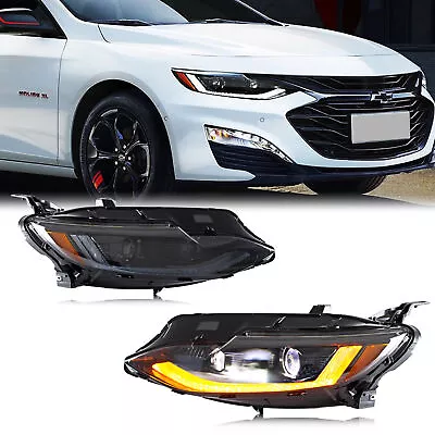 LED Headlights For Chevrolet Malibu 2019-2023 Sequential Indicator Front Lamps • $477.99