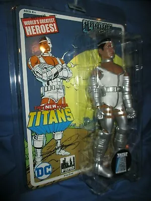 TEEN TITANS Figures Company AP Mego Figure SIGNED George Perez EXCLUSIVE Cyborg • $59.99