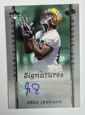 2006 Upper Deck Rookie Debut Signatures Greg Jennings Auto • $12