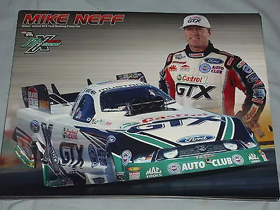 2012 Mike Neff Castrol Gtx Funny Car Nhra Postcard • $1