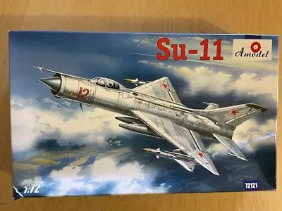 Amodel 1:72 Scale Sukhoi SU-11 Jet Interceptor Plastic Model Kit • $7.50
