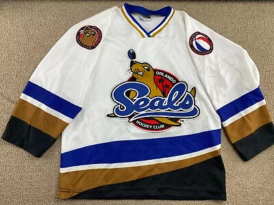 Orlando Seals Jersey Minor League Hockey OT Sports Youth XL Inaugural Season • $52.49